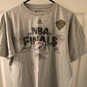 Oklahoma City Thunder 2012 NBA Finals Adult T-Shirt | Large
